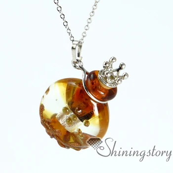 

round wholesale diffuser necklace lampwork glass vintage perfume bottle necklace diffusers essential oil necklace wholesale