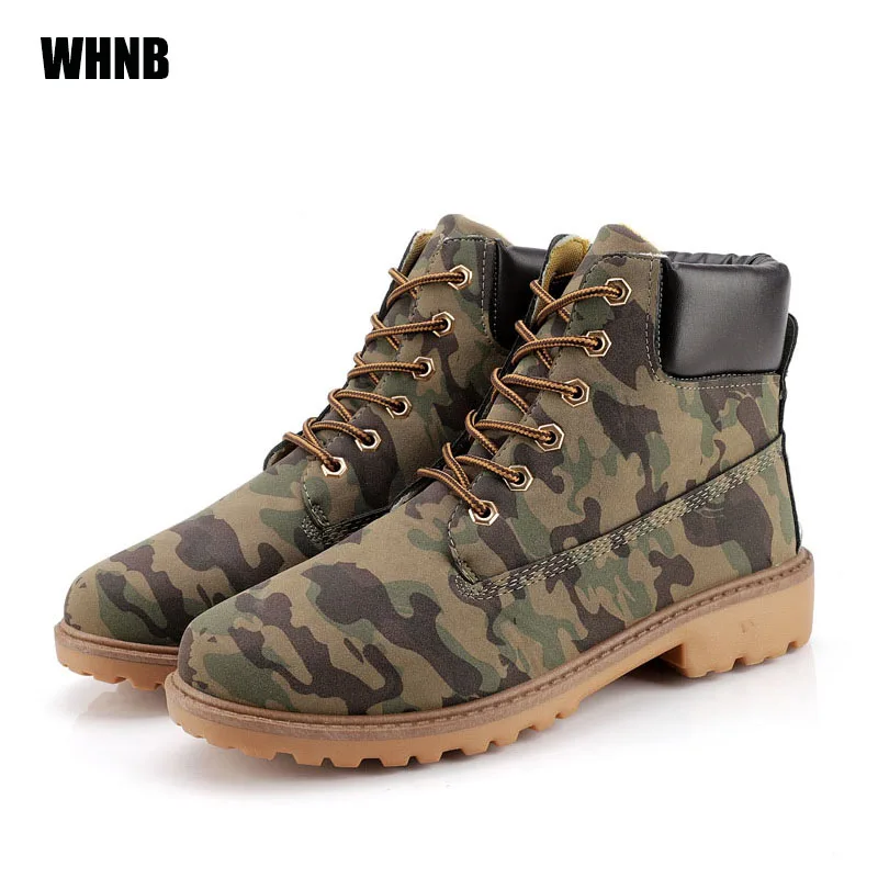 2019 New Fashion Men Boots High Quality Casual Men High Shoes Trend Snow Boots Men Work Boots Fashion 36-46 Large Size Boots