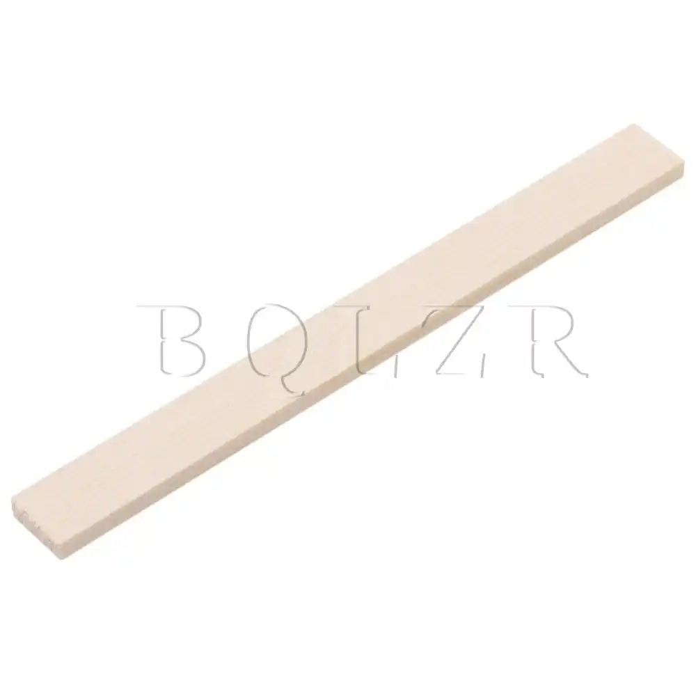 10 Pieces Wood color Cuttable Square Smooth Balsa Model Bamboo Wood Strips