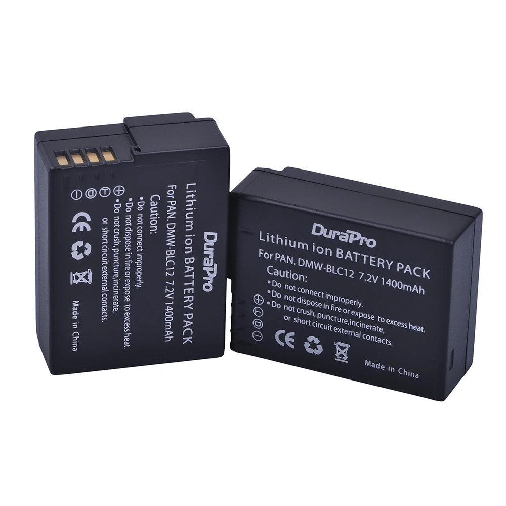 DuraPro 1 шт. DMW-BLC12 ДМВ BLC12 DMWBLC12 Батарея для цифрового фотоаппарата Panasonic DMW-BLC12E DMW-BLC12PP FZ200 FZ1000 DMC-G5 DMC-G6 GH2 V-LUX4 G5