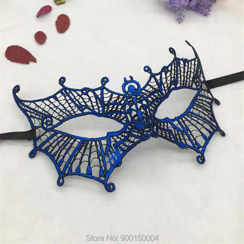 1pc Blue Sexy Lady Lace Mask Eye Mask For Masquerade Party Halloween Party Fancy Drop shipping  (6)