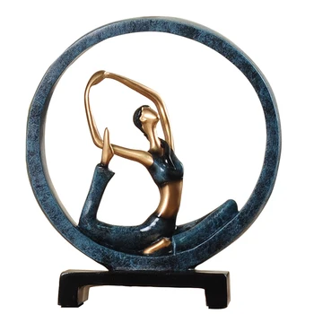 

European creative yoga beauty home decorations living room TV cabinet wine cabinet crafts furnishings