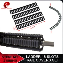 Фонарик Охотного оружия лестница 18 слотов рельсовые крышки набор Handguard 4 шт./компл. MP02058