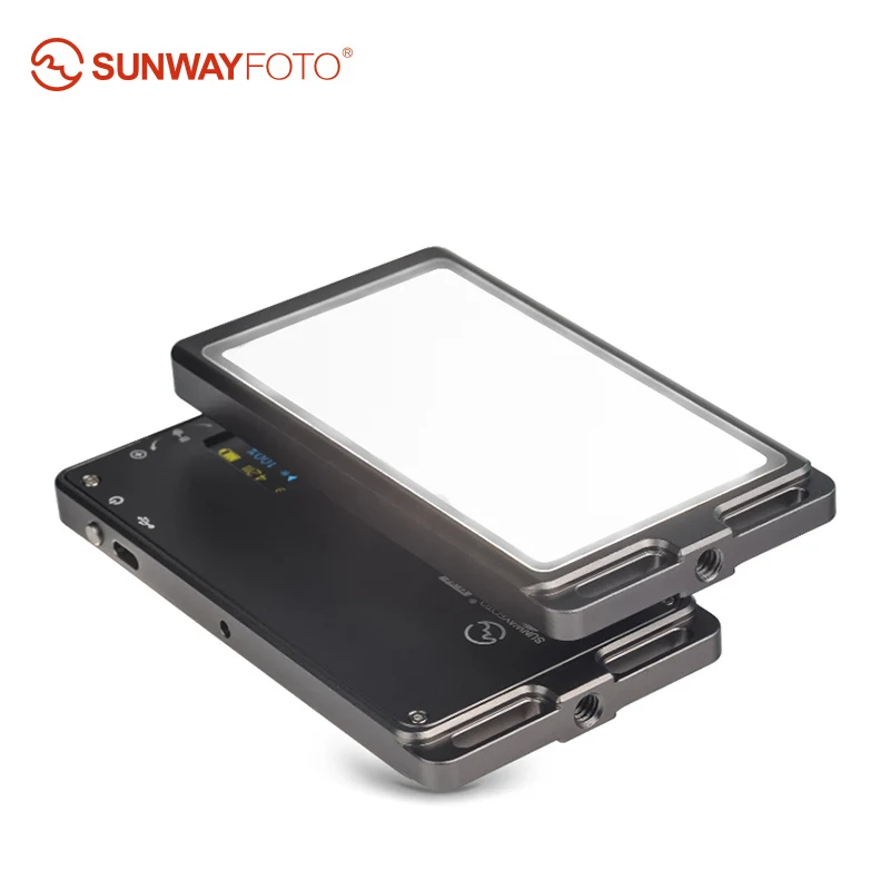 SUNWAYFOTO металлический FL 96 ультра мини светодиодный видео свет двухцветный