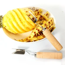 Горячий 1 шт. Профессиональный Фруктовый нож для чистки ананаса легко чистящие Слайсеры резак нож для ананаса приспособления для приготовления салата кухонные аксессуары