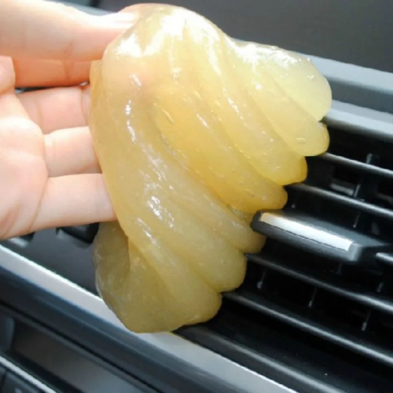 Car-styling Car vacuum cleaner Glue Gum Gel Air Conditioner Outlet Vent Interior Dust Dirt Cleaner