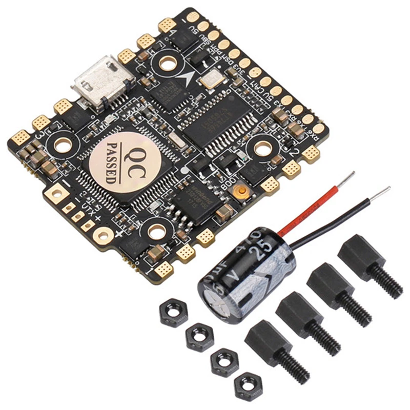 HGLRC F4 Zeus Flytower STM32 F405 Полет контроллер AIO OSD BEC PDB черный Коробки 15A BLheli_S 4 в 1 ESC VS Betaflight