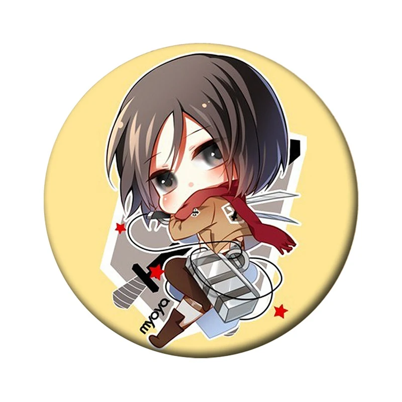 Новинка брошь альбом популярное японское аниме Attack On Titan модный значок