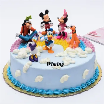

toy mickey birthday supplies cupcake toppers gifts for girls kids cake decorating minnie mickey decoration birthday cake topper