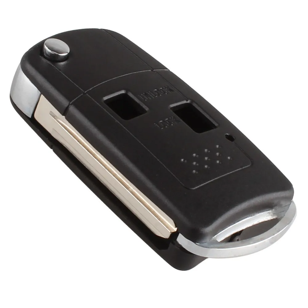 

2 Buttons Uncut Blade Remote Car Key Refit Cover Case Shell For Toyota Camry Previa S171 Modified Flip Folding Key Shell P5