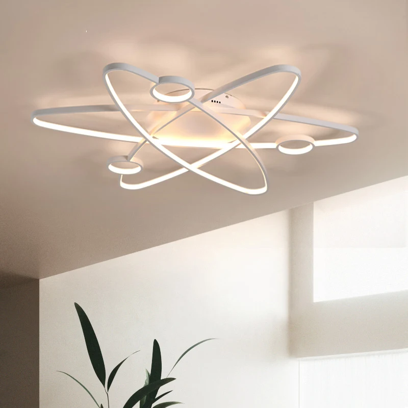 

LICAN Modern Led Ceiling Lights For Living Room Study Room Bedroom Home Dec lamparas de techo Modern Led Dimming Ceiling Lamp
