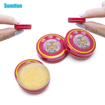 

Sumifun 7pcs Massage Red Muscle Rub Aches Cool Cream Chinese Tiger Balm Essential Oil For Adults Pain Relief Ointment D1562