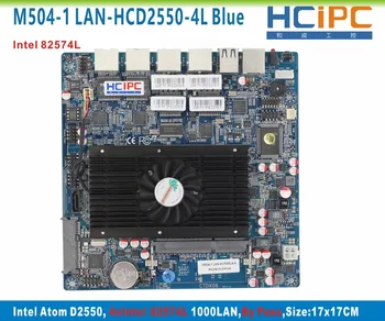 

HCiPC M504-1 LAN-HCD2550-4L(Blue) D2550 4LAN Motherboard,By Pass Multi LAN 4LAN Firewall Motherboard,4LAN Router,Firewall System