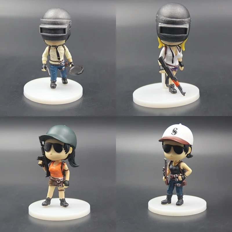 4 шт. PUBG playerunknown battlegrounds Winner Chicken Dinner Game рис. 10 см | Игрушки и хобби