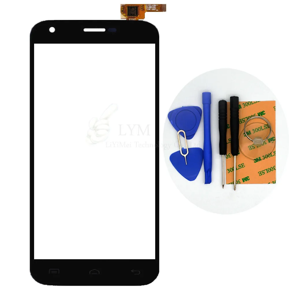 5 0 Black TP for Doogee Valencia2 Y100 Pro Touch Screen Digitizer Glass Panel Sensor No
