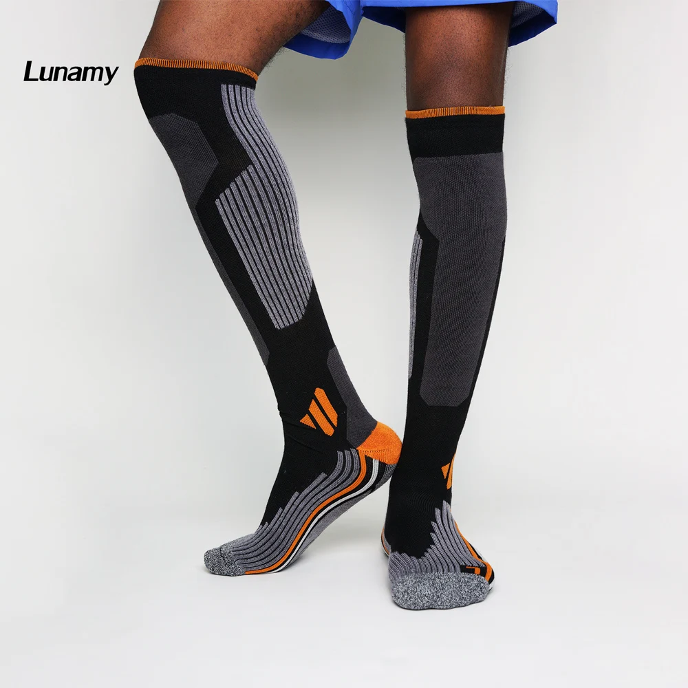 

2019 Professional Skiing Socks Men Wear-resistant Keep Warm Sport Stockings Socks Antibacterial Deodorization Compression Socks