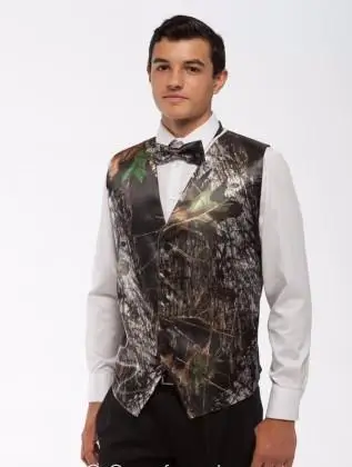 

Simple Camo Men's vest Groom Wear Mossy Oak Camouflage Mens Tuxedo Vests Camo New Custom Made size and color Men wedding vests