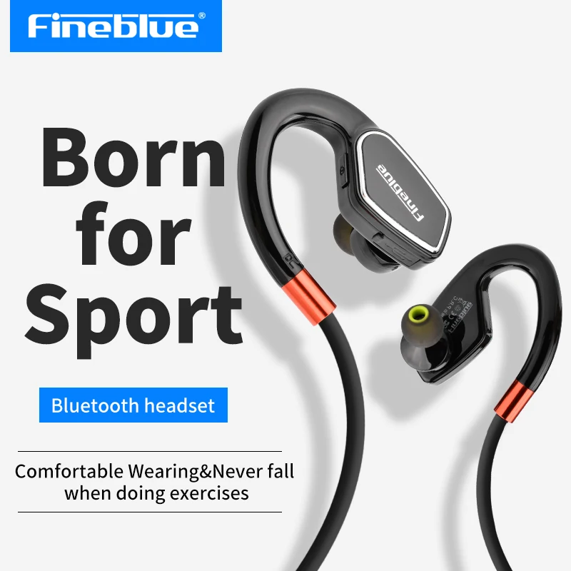 

2017 original Fineblue M3 bluetooth earphone +Micrphone hands free fineblue M3 wireless headset for IOS Android phone drop ship