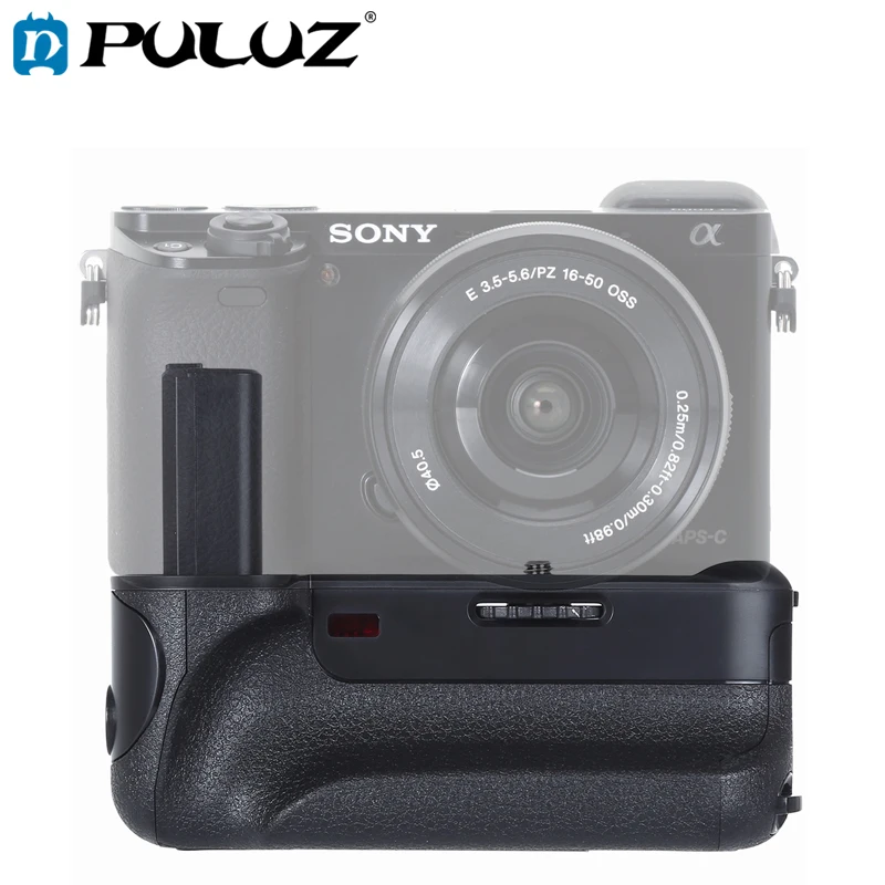 PULUZ Вертикальная камера батарея ручка для Sony A6000 цифровой зеркальной камеры