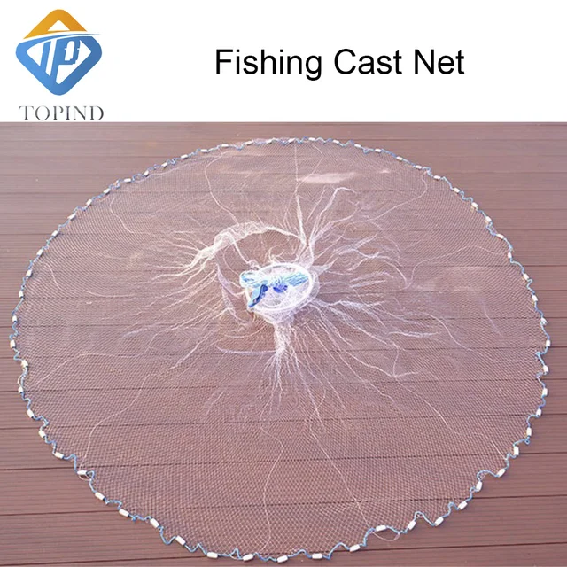 Buy Saltwater Fishing Cast Net for Bait Trap Fish with
