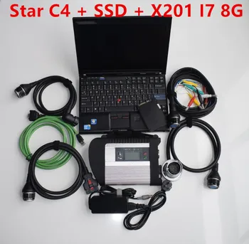 

MB Star C4 with newest wifi mb sd c4 SSD software 2020.3v fit in X201 Laptop in stock fast ship