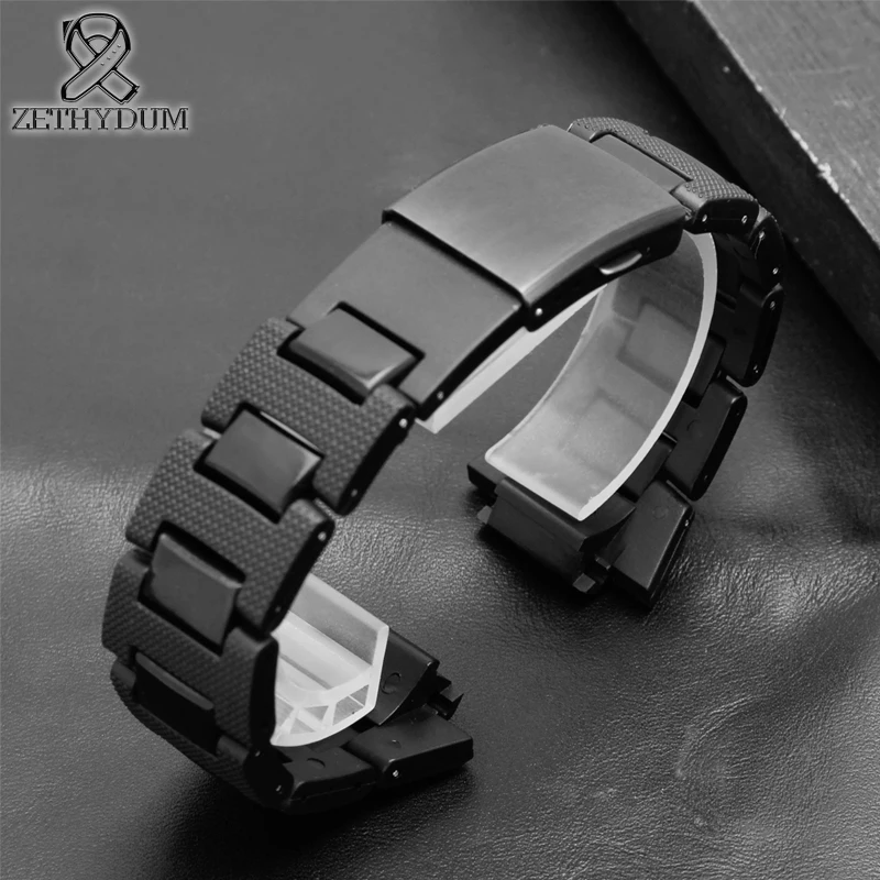 Пластиковый ремешок для часов 26*16 мм DW 6900/DW9600/DW5600/GW M5610 и чехол из нержавеющей