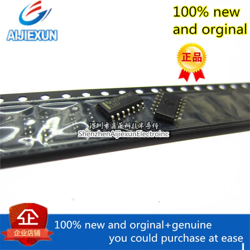 

1Pcs 100%new and orginal 74LS07 SN74LS07DR silk-screen LS07 SOP3.9 HEX BUFFERS/DRIVERS WITH OPEN-COLLECTOR HIGH-VOLTAG in stock