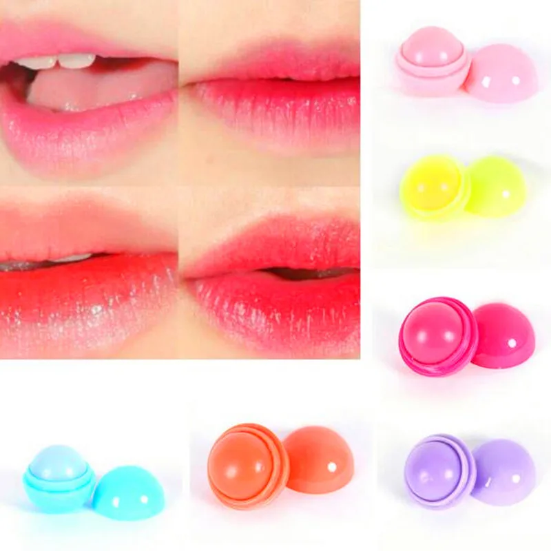 

Profession 6 Color Matte Natural Plant Organic Sphere Pomade Ball Make up Lipstick Embellish Lip Balm Prevent Cracking Cosmetic