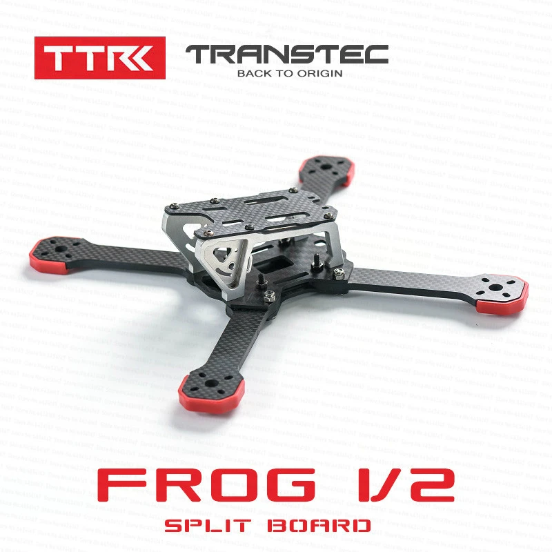 TRANSTEC Lightning 2 215 мм FPV Гоночная рама беспилотника 5 Arm 7075 CNC карбоновая комплект для F40