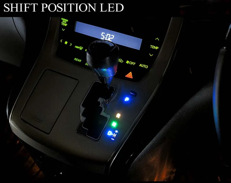 

For ALPHARD vellfire 20 series LED Gearbox Shift Position Digital Lights