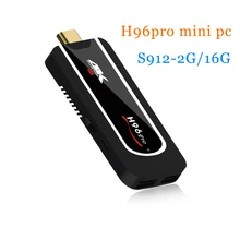 [WeChip] H96pro Mini PC S912 2G 16G 64 бит android 7,1 tv Stick 2,4G Wifi хром литой HDMI ТВ-карта 4K BT4.1 Full HD h96 pro plus