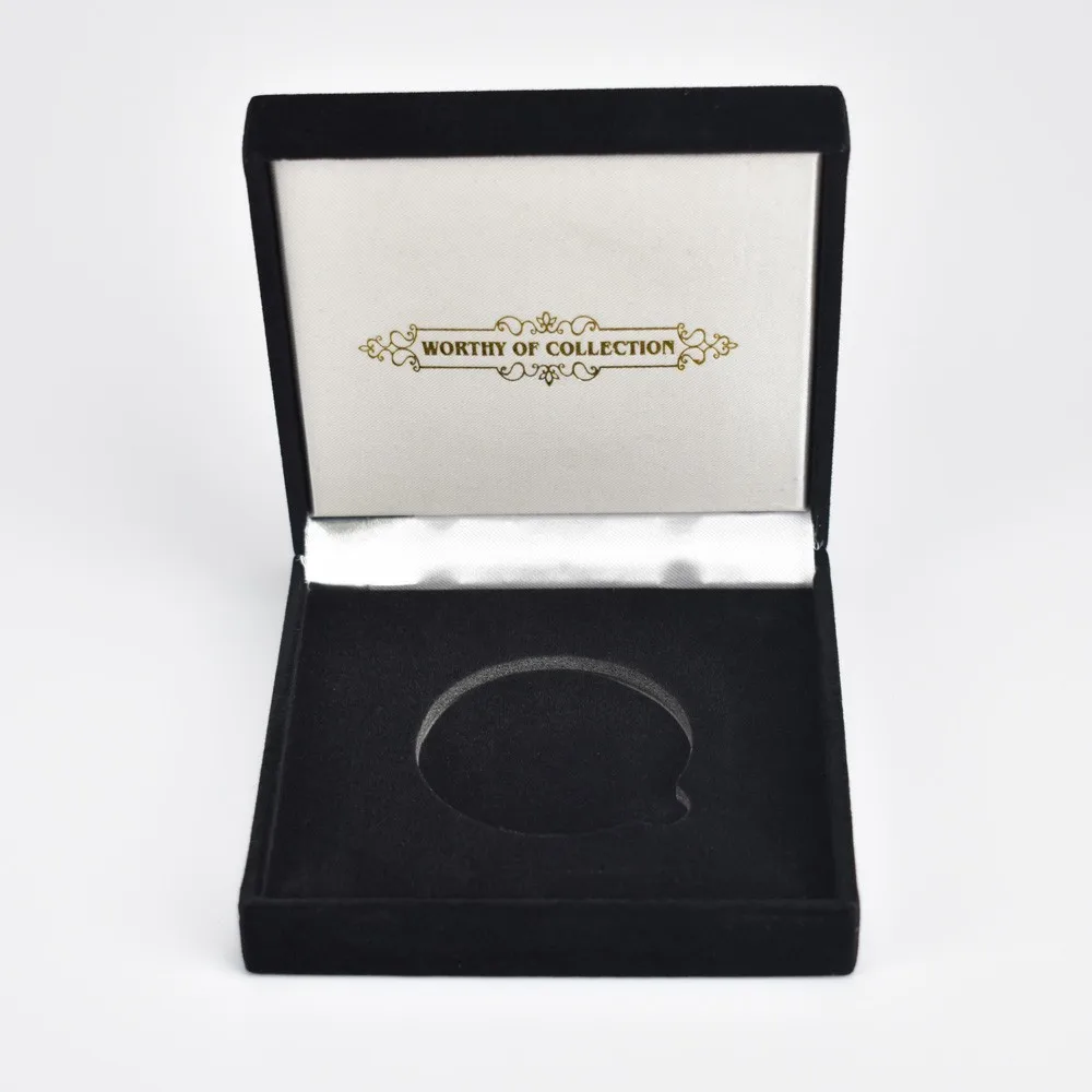Позолоченная монета Биткоин с роскошной подарочной коробкой и сумочкой, металлическая монета для поминовения