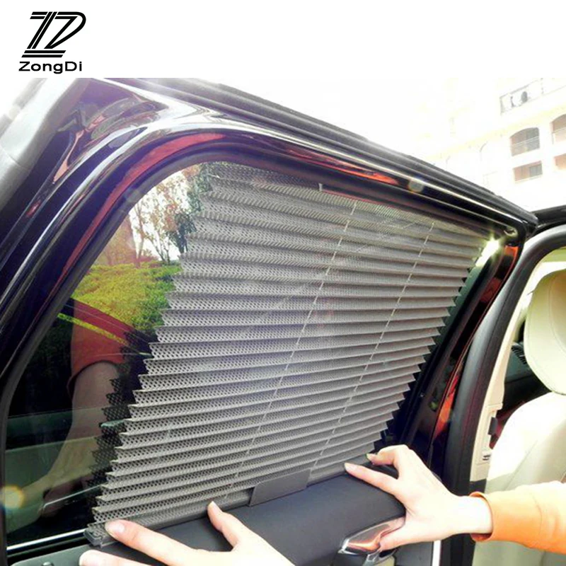 

ZD 1X Car pleated curtains Automatic folding sun shade For BMW e46 e39 e90 Toyota corolla yaris Nissan qashqai juke Accessories