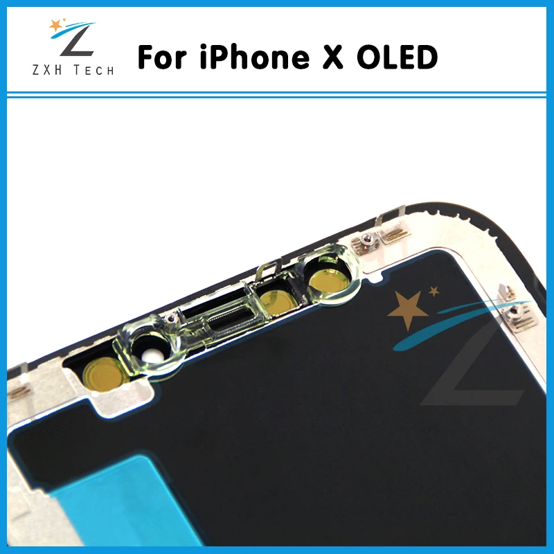 Класс AAA++ OEM OLED для iPhone X XR XS ЖК-экран Замена объектива Pantalla с 3D сенсорным дигитайзером