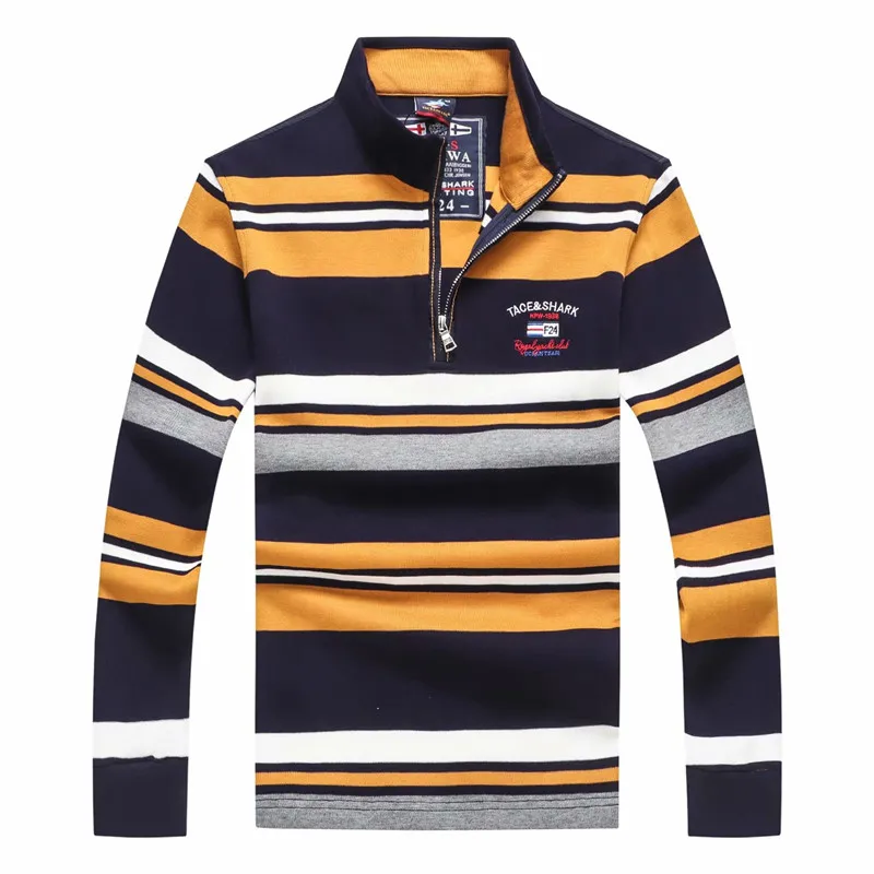 New luxury brand Tace & Shark sweater men pull homme hiver half zipper pullover men European style men's sweater 3D embroidery New luxury brand Tace & Shark sweater men pull homme hiver half zipper pullover men European style men's sweater 3D embroidery