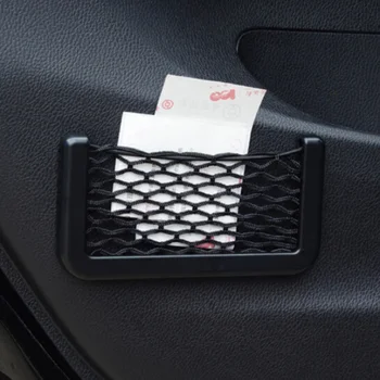 

1x Car Net Storage Bag box Stickers For Fiat 500 600 500l 500x diagnostic punto stilo bravo freemont stilo panda Accessories