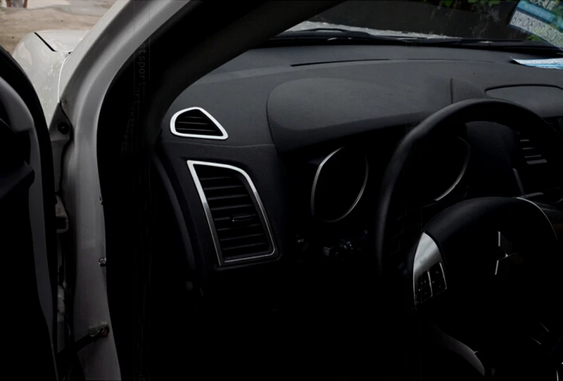 Для Mitsubishi ASX/RVR/Outlander sport 2013- интерьер ABS хром вентиляционное отверстие крышка отделка Стайлинг молдинги 5 шт