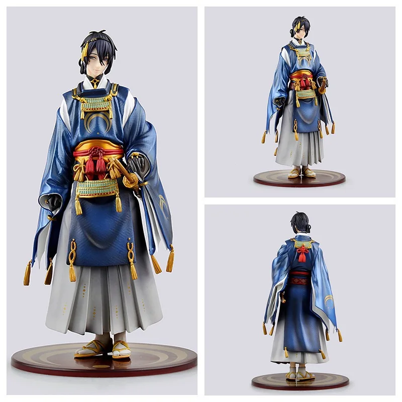 

Free Shipping 24cm Touken Ranbu Online Action Figure Toys Handsome Online Game Mikazuki Munechika PVC Collectible Model Toys