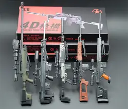 5 типов 1:6 DIY 3D Сборка модели игрушечного оружия модель Конструкторы Игрушки для мальчика лучший конструктор коллекция подарок