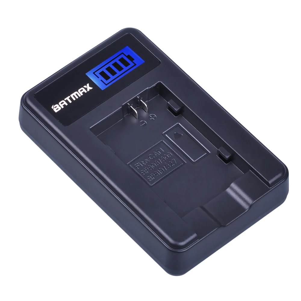 1pc BP-828 LCD Display USB Battery Charger For Canon VIXIA GX10 HFS30 HF20 HG20 G30 G40 XA20 XA25 HFM300