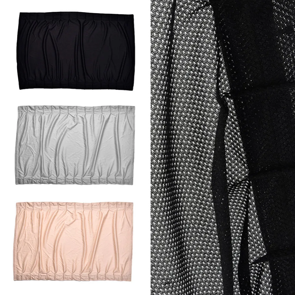 

2pcs/set Elastic Car Side Window Sunshade Curtains Auto Windows Privacy Protection Car Curtains Cover car-styling S,L