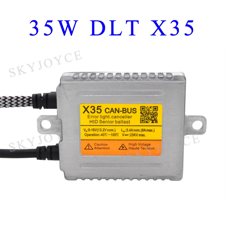 DLT HID балласт для H1 H7 H11 D2H HID лампы ксеноновый Комплект AC 35 Вт 55 Вт 70 Вт DLT F3 F5 F7 X35 X55 Быстрый Яркий Canbus HID балласт