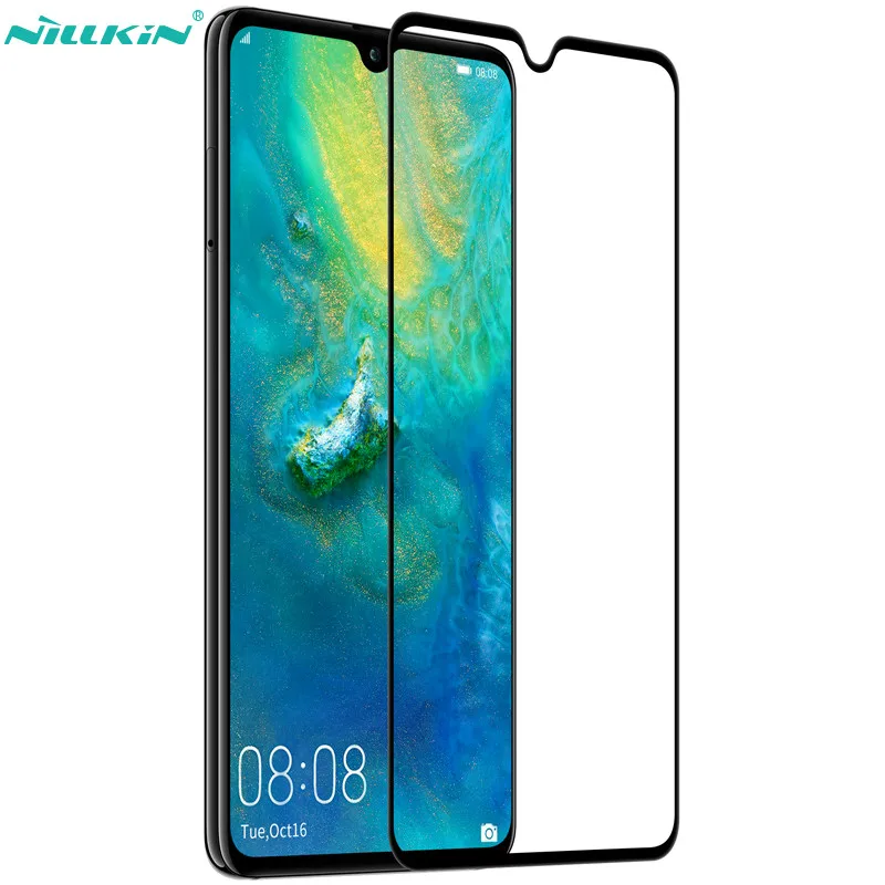 Закаленное стекло для Huawei Mate 20 NILLKIN XD CP + MAX полное покрытие защита экрана с