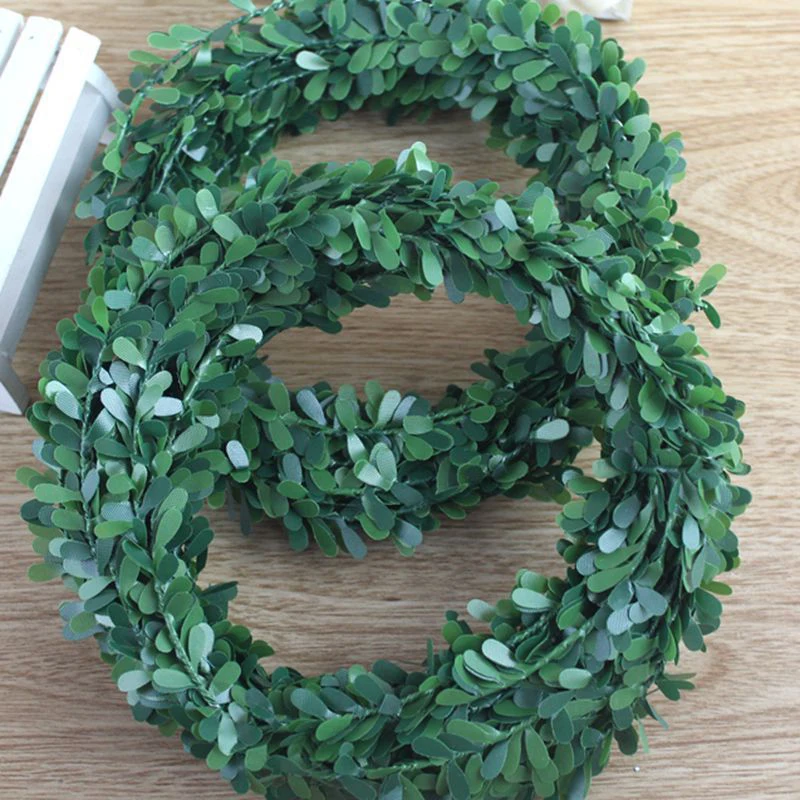 

7.5m Artificial Ivy Garland Foliage Green Leaves Simulated Vine For Wedding Party Ceremony DIY Headbands
