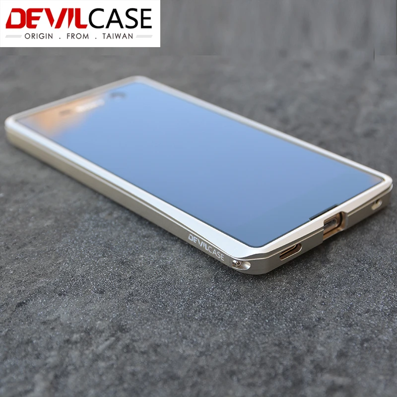 DEVILCASE для Sony Xperia M5 e5603 e5606 e5653 M5-Dual высшего класса Алюминиевый металлический бампер рамка CNC вырез Новинка