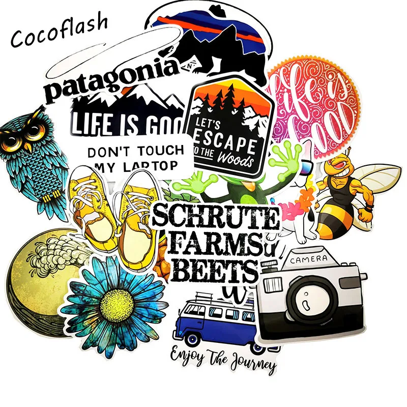 19pcs Instagram Style Retao Travel Graffiti Sticker For Laptop Moto Skateboard Luggage Guitar Furnitur Decal Toy Stickers