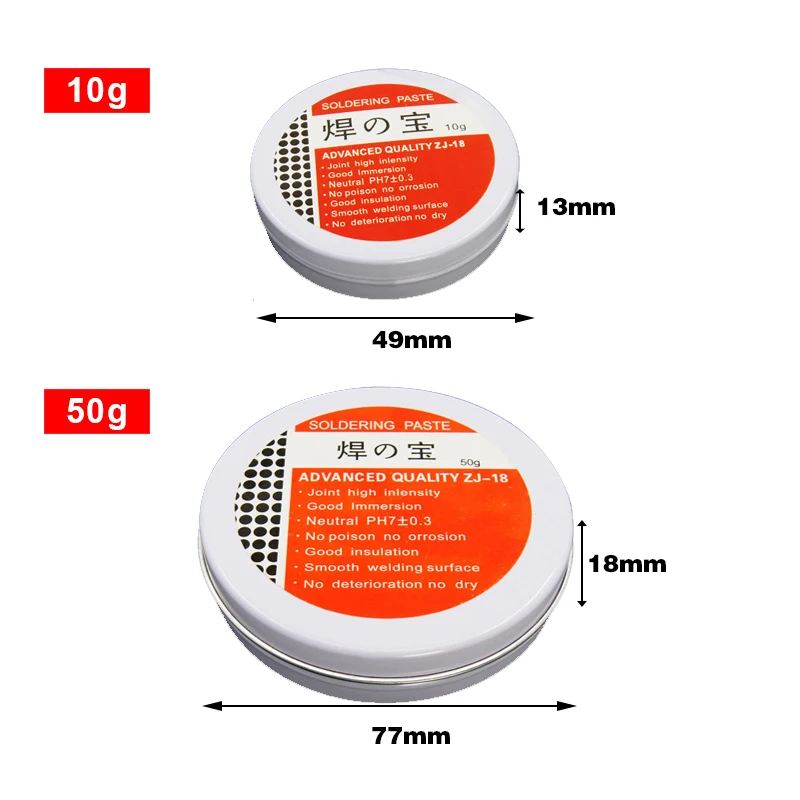 Weak Acid SMD Soldering Paste Flux Grease SMT IC Repair Tool Solder PCB M25 Mild Rosin Soldering Paste Flux for Metalworking