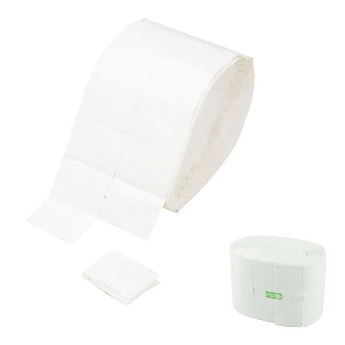 nail polish remover 1 roll of unloading cotton 500 sheets/Roll Nail Wipes Cotton Pad Gel Acrylic Nail Polish Remover25