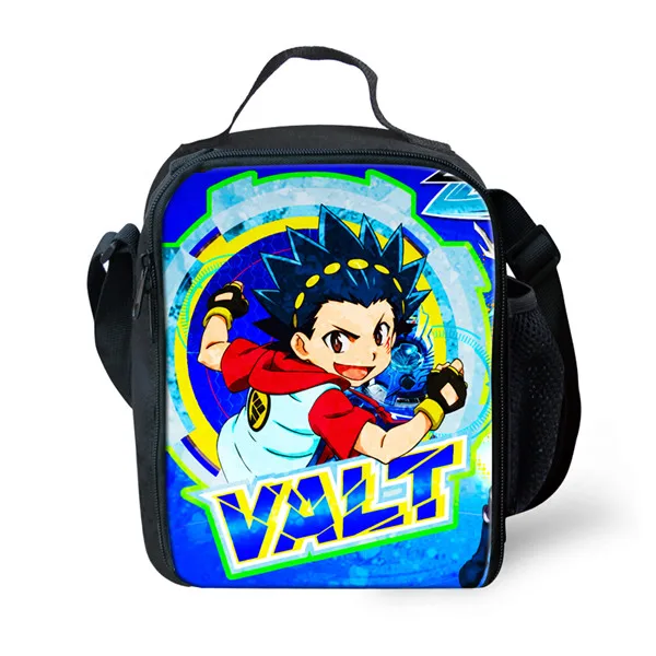 THIKIN Beyblade Burst Print Student Schoolbag For Teenage Boys Girls Bookbag Children Set Cartoon Backpack with Lunchbag Custom