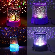 Romantic Pink Amazing Star Sky Universal Night Light Baby Kid Sleep Dreamlike Projector Christmas Gift For Home Decor Veilleuse